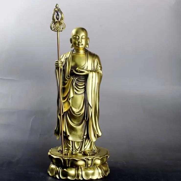 Copper crafts feng shui ornaments decangwang Bodhisattva Buddhist opening the first Mount Jiuhua special wish Buddha
Copper crafts feng shui ornaments decangwang Bodhisattva Buddhist opening the first Mount Jiuhua special wish Buddha