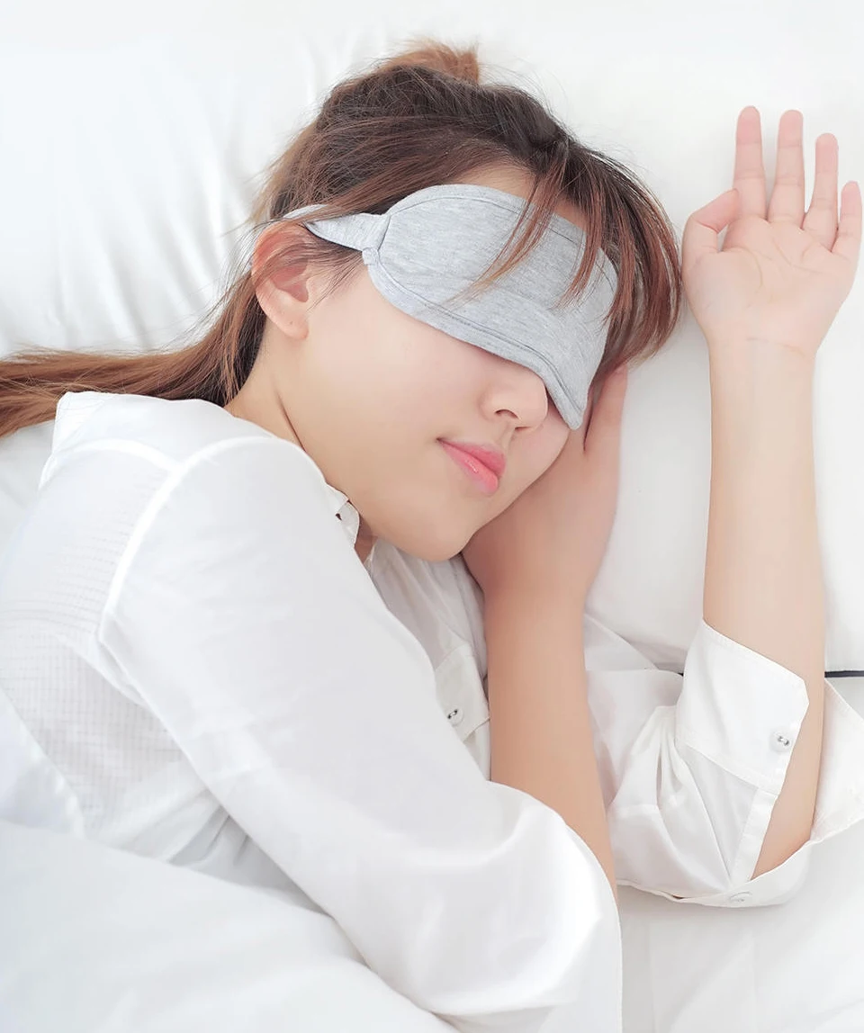 Original Xiaomi Mijia 8H Eye mask Travel Office Sleeping Rest Aid Portable Breathable Sleep Goggles Cover Feel cool ice Cotton (3)