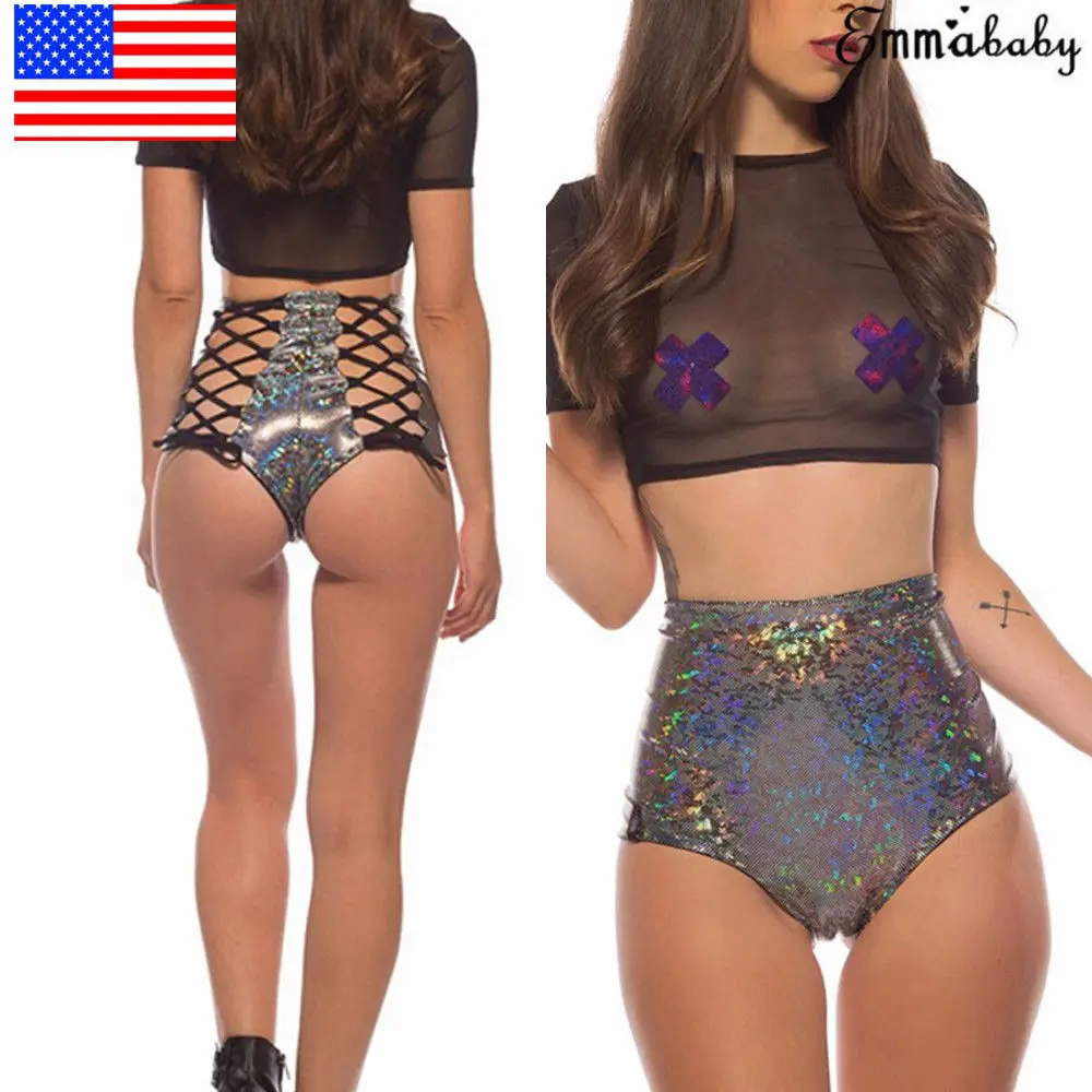 Summer Club Women Sexy High Waist Shorts Lace Up Clubwear ulzzang Laser Harajuku Party Shorts Streetwear New
Summer Club Women Sexy High Waist Shorts Lace Up Clubwear ulzzang Laser Harajuku Party Shorts Streetwear New