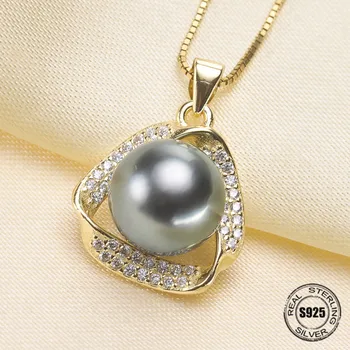 Fashion S925 Silver Pearl Necklace Pendant Woman DIY Accessories Semi-finished Parts Fittings Mountings Products Jewelry Making
Fashion S925 Silver Pearl Necklace Pendant Woman DIY Accessories Semi-finished Parts Fittings Mountings Products Jewelry Making