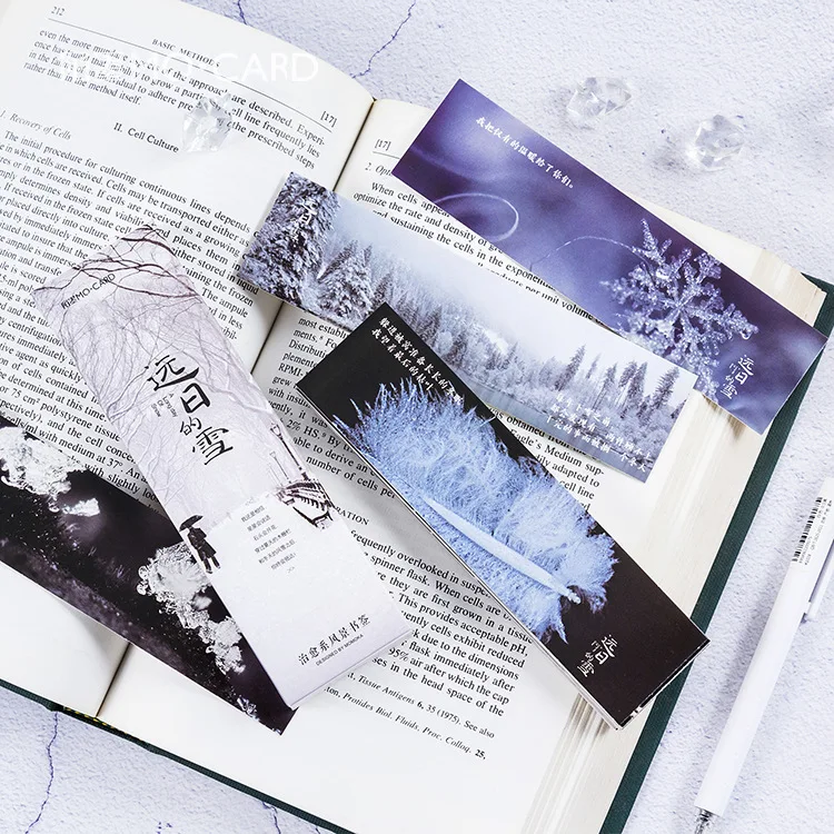 30 pcs/pack Snow Day Bookmark Paper Cartoon Animals Bookmark Promotional Gift Stationery dual Note Message
30 pcs/pack Snow Day Bookmark Paper Cartoon Animals Bookmark Promotional Gift Stationery dual Note Message
