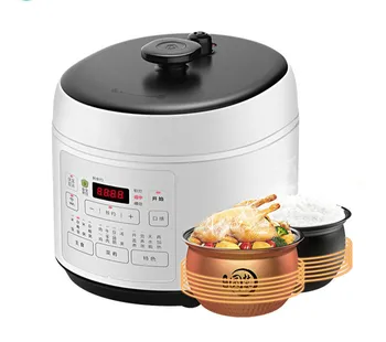 220V 1000w 4.8L Automatic Electric pressure cooker Non-stick pan+enamel liner24hours smart appointment Rice cooker 5-6people use
220V 1000w 4.8L Automatic Electric pressure cooker Non-stick pan+enamel liner24hours smart appointment Rice cooker 5-6people use
