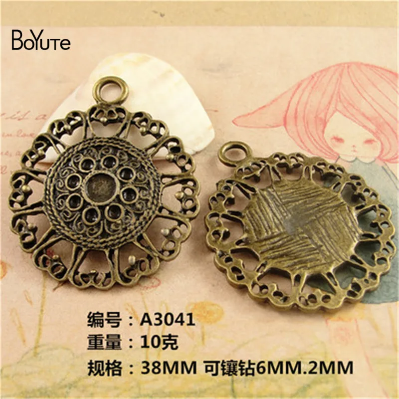 BoYuTe (20 Pieces/Lot) 38MM Vintage Charms Round Cards Pendant Antique Bronze fit Bracelets Necklace Diy Metal Jewelry Making
BoYuTe (20 Pieces/Lot) 38MM Vintage Charms Round Cards Pendant Antique Bronze fit Bracelets Necklace Diy Metal Jewelry Making