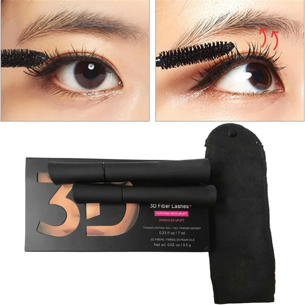 2PCS/SET 3D Fiber Black Mascara Professional Natural Waterproof Eyelash Eye Makeup Tools Lengthening Curling Cosmetic Mascara
2PCS/SET 3D Fiber Black Mascara Professional Natural Waterproof Eyelash Eye Makeup Tools Lengthening Curling Cosmetic Mascara