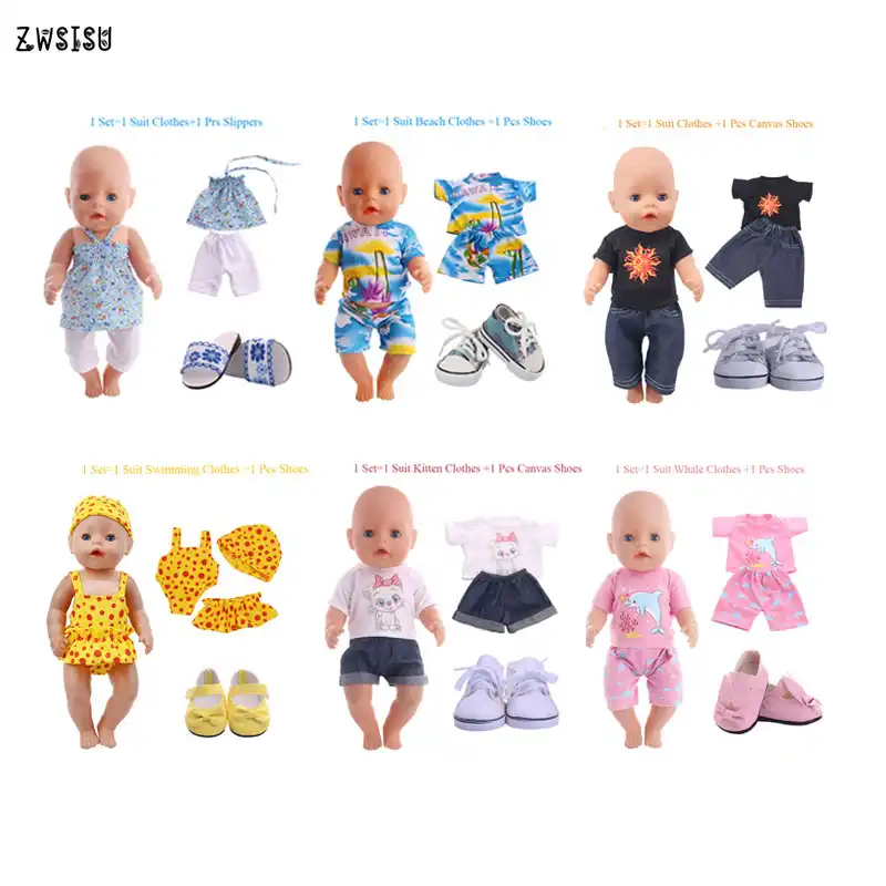 7 inch baby doll clothes