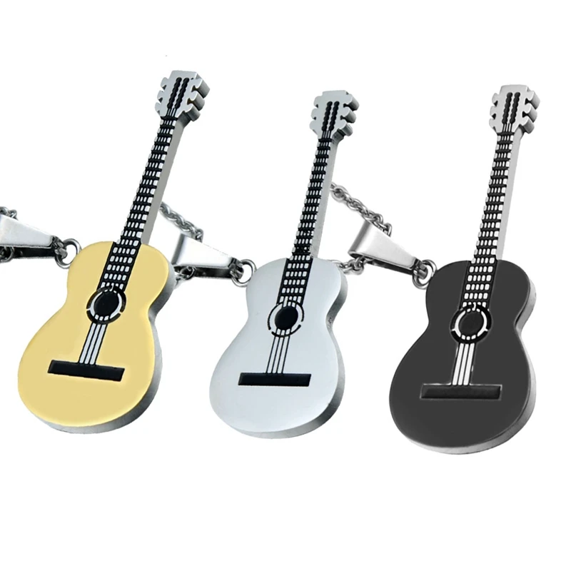2018 New Fashion Style HIP Rock Two Tone Gold Color Titanium Stainless Steel Music Guitar Pendant Necklace for Men Jewelry Gifts
2018 New Fashion Style HIP Rock Two Tone Gold Color Titanium Stainless Steel Music Guitar Pendant Necklace for Men Jewelry Gifts