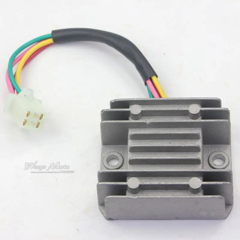 Image 4 Wires Voltage Regulator Rectifier ATV GY6 50 150cc Scooter Moped JCL NST TAOTAO