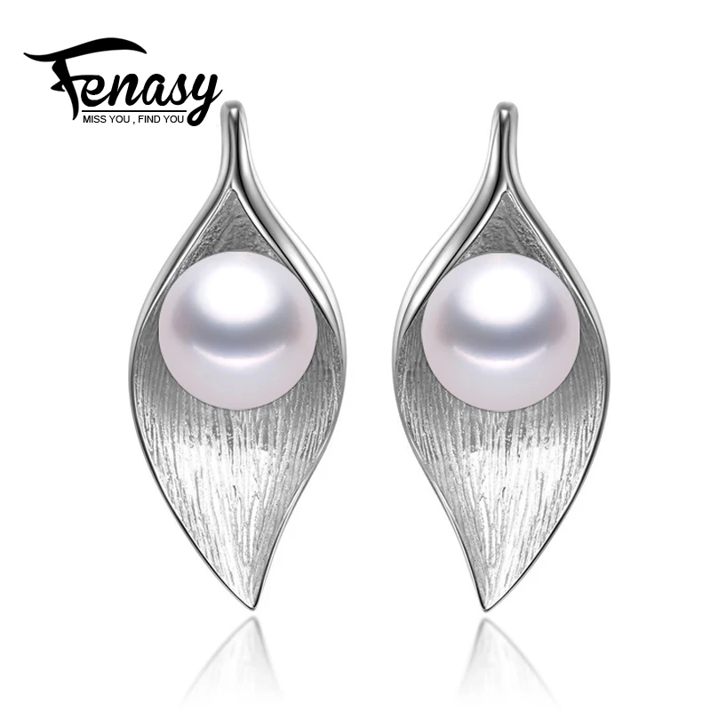 FENASY trendy leaf earrings pearl jewelry freshwater pearls earrings with s925 Sterling silver earrings for women girl gift
FENASY trendy leaf earrings pearl jewelry freshwater pearls earrings with s925 Sterling silver earrings for women girl gift