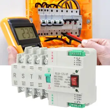 AC 400V 4P Automatic Transfer Switch 63/80/100A Dual Power Automatic Transfer Toggle Switch
AC 400V 4P Automatic Transfer Switch 63/80/100A Dual Power Automatic Transfer Toggle Switch