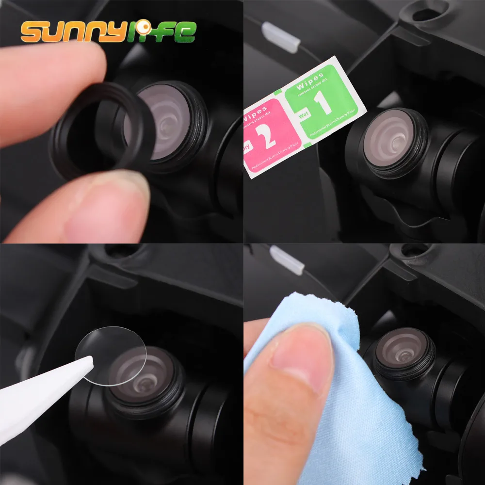 SUNNYLIFE 3pcs Scratch-Resistant Camera Lens Fiberglass Protective Film w/Cleaning Pasting Tools for DJI Mavic Air Accessories
SUNNYLIFE 3pcs Scratch-Resistant Camera Lens Fiberglass Protective Film w/Cleaning Pasting Tools for DJI Mavic Air Accessories