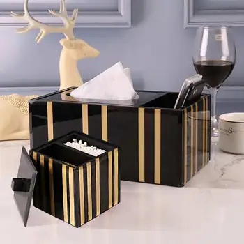 Modern Retro European Glass Napkin Case Tissue Box Tissue Paper Holder Makeup Remote control Storage Box For Living Room Dining
Modern Retro European Glass Napkin Case Tissue Box Tissue Paper Holder Makeup Remote control Storage Box For Living Room Dining