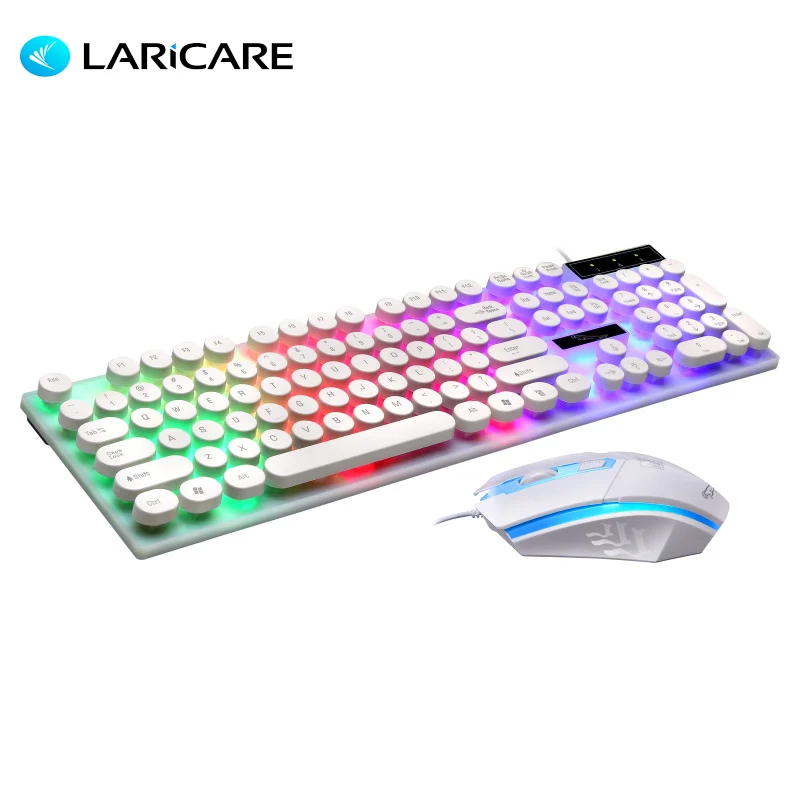 USB Wired Keyboard Mouse Combos Kit Gamer Keyboard Gaming Mouse with LED Backlit for PC Gamers Laptop Desktop Computer Smart TV
USB Wired Keyboard Mouse Combos Kit Gamer Keyboard Gaming Mouse with LED Backlit for PC Gamers Laptop Desktop Computer Smart TV