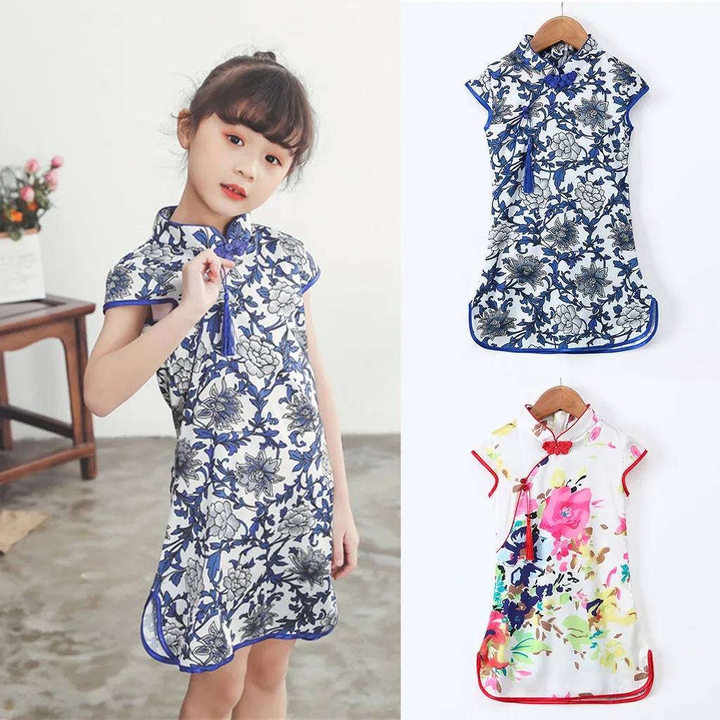 Chinese Style Kids New Fashion Summer Flowers Cheongsam Floral Party Princess Dresses Children Toddler Baby Girl Boy Clothing
Chinese Style Kids New Fashion Summer Flowers Cheongsam Floral Party Princess Dresses Children Toddler Baby Girl Boy Clothing