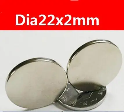 10pcs Dia22 x 2 mm N50 Super Powerful Strong Round Rare Earth Permanent Neodymium Magnets Free Shipping
10pcs Dia22 x 2 mm N50 Super Powerful Strong Round Rare Earth Permanent Neodymium Magnets Free Shipping