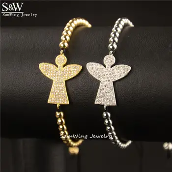10pcs Women Metal Braclet Angle Angel Design Bracelets For Women pulseira angle bracelet for Christmas
10pcs Women Metal Braclet Angle Angel Design Bracelets For Women pulseira angle bracelet for Christmas