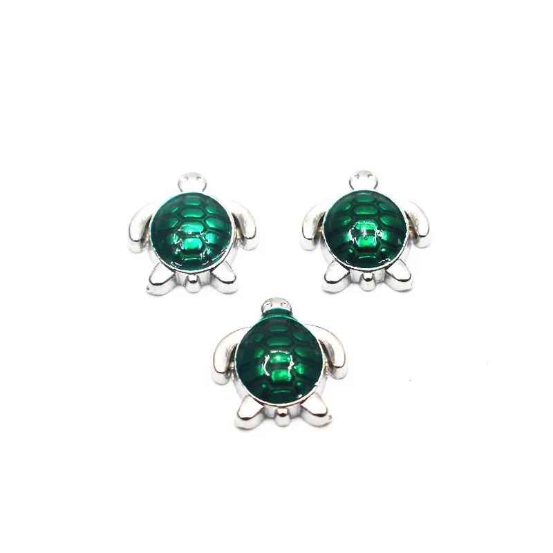 Hot selling 10pcs/lot Gold Silver cute tortoise Alloy floating charms living glass memory lockets diy jewelry | Украшения и