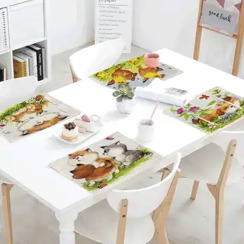 Cartoon Style Animal Dog Print Linen Napkin Butterfly Hippie Napkin Tea Placemat Dining Design Party Decoration Table Clothcover
Cartoon Style Animal Dog Print Linen Napkin Butterfly Hippie Napkin Tea Placemat Dining Design Party Decoration Table Clothcover