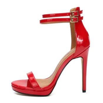 Women's Sandals11.5cm High Heels Sexy Fashion Sandals Female PU Lady Lover Red Sandals Wedding Shoes Plus Size Pseudo-girl Shoes
Women's Sandals11.5cm High Heels Sexy Fashion Sandals Female PU Lady Lover Red Sandals Wedding Shoes Plus Size Pseudo-girl Shoes