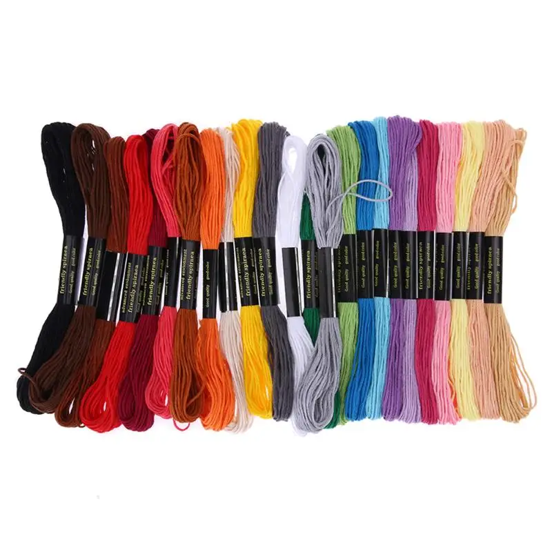 24 Colors Cotton Embroidery Thread Line Polyester Knitting Sewing Tools Cross Stitch Floss Sewing Skeins Craft Accessories
24 Colors Cotton Embroidery Thread Line Polyester Knitting Sewing Tools Cross Stitch Floss Sewing Skeins Craft Accessories