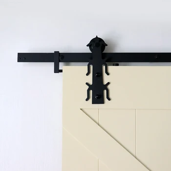 New Shape Sliding Barn Door Hardware Track Kit