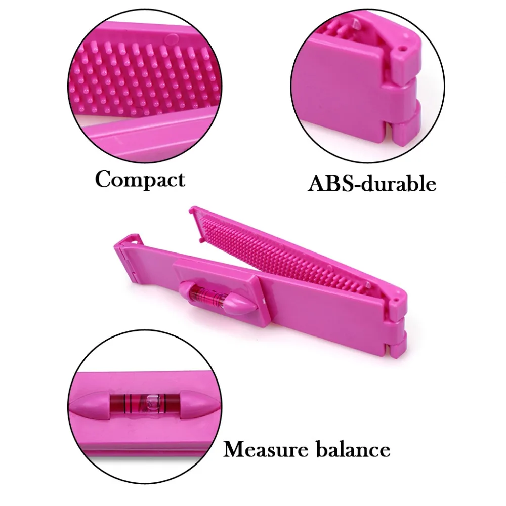 1Set(=2Pcs) Hair Cutting Fringe Cutting Guide Layers Bang Hair Trimmer Clipper Clip Comb Ruler Beauty Clipper (5)