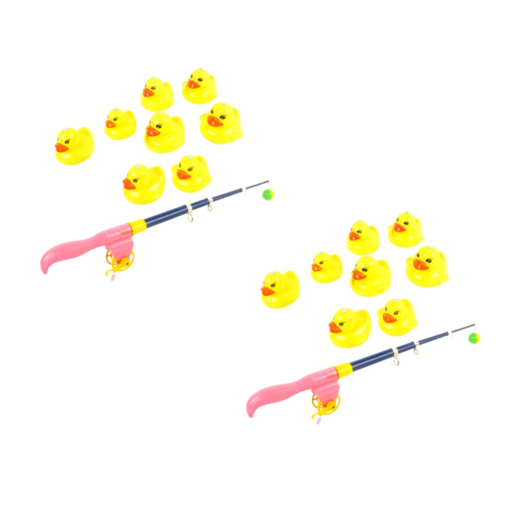 2 set of 18Pcs Baby Magnetic Fishing Bath Water Time Toy Vivid Duck Model Set Kids Fish Toy Early Developmental
2 set of 18Pcs Baby Magnetic Fishing Bath Water Time Toy Vivid Duck Model Set Kids Fish Toy Early Developmental