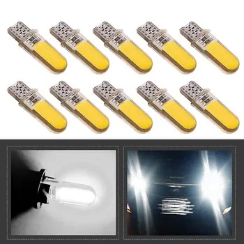 10PCS T10 194 2825 WY5W W5W COB LED Silica Gel Waterproof Wedge Light 501 Silicone Shell Car Reading Dome Lamp Auto Parking Bulb
10PCS T10 194 2825 WY5W W5W COB LED Silica Gel Waterproof Wedge Light 501 Silicone Shell Car Reading Dome Lamp Auto Parking Bulb