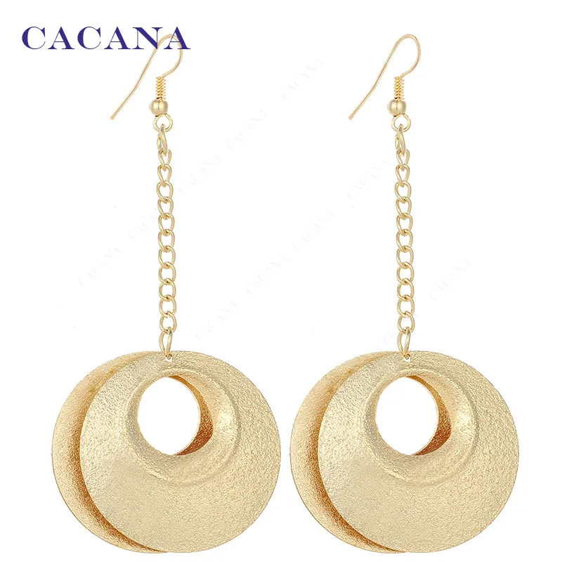CACANA Earrings Dangle Long Earrings For Women Matte Double Same Round Bijouterie Hot Sale No.A425
CACANA Earrings Dangle Long Earrings For Women Matte Double Same Round Bijouterie Hot Sale No.A425