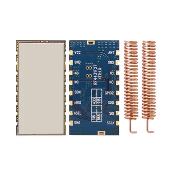 10PCS RF4432F27-433 + Spring Antenna | 27dBm 433 MHz Wireless FSK RF Module Kit
10PCS RF4432F27-433 + Spring Antenna | 27dBm 433 MHz Wireless FSK RF Module Kit