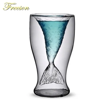 Creative Mermaid Cocktail Glass Cup 100ml Wine Double Wall Glasses Funny Whiskey Vodka Shot Glass Cute Lady Beer Mug Dropship
Creative Mermaid Cocktail Glass Cup 100ml Wine Double Wall Glasses Funny Whiskey Vodka Shot Glass Cute Lady Beer Mug Dropship