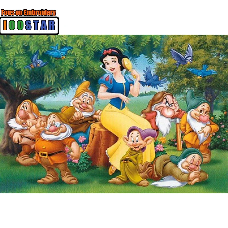 Full Mosaic Pasted Square/Round Diamond Painting Snow white and the Seven Dwarfs DIY diamond Embroidery cartoon 3D Cross Stitch
Full Mosaic Pasted Square/Round Diamond Painting Snow white and the Seven Dwarfs DIY diamond Embroidery cartoon 3D Cross Stitch