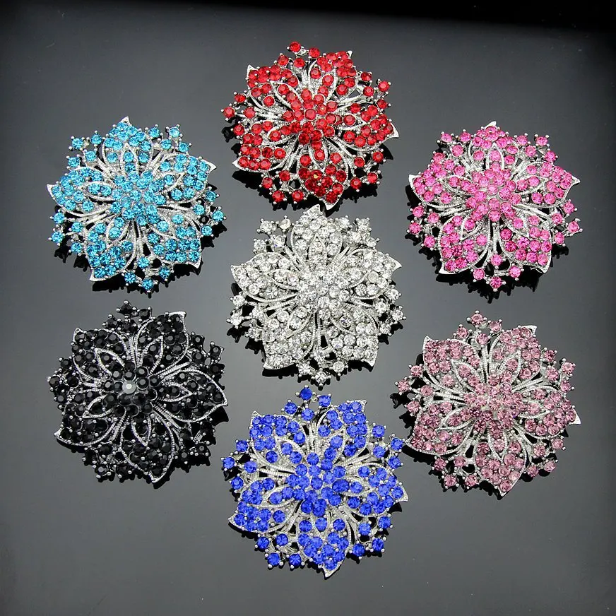 Bead Full Rhinestone Big Flower Bloom Multicolor Brooches for Women Brooch Pins Jewelry Accessories 5.3 cm
Bead Full Rhinestone Big Flower Bloom Multicolor Brooches for Women Brooch Pins Jewelry Accessories 5.3 cm