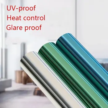 One Way Mirrored Window Film Solar Reflective glass sticker Anti UV decorative Foil Tint Room Building Decor wallpaper 50 x200cm 
One Way Mirrored Window Film Solar Reflective glass sticker Anti UV decorative Foil Tint Room Building Decor wallpaper 50 x200cm