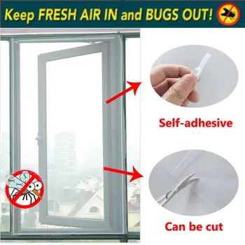 New Mesh Window Screens Curtain Snap Net Anti Mosquito Insect Fly Bug Curtains Self-adhesive Invisible Screen
New Mesh Window Screens Curtain Snap Net Anti Mosquito Insect Fly Bug Curtains Self-adhesive Invisible Screen