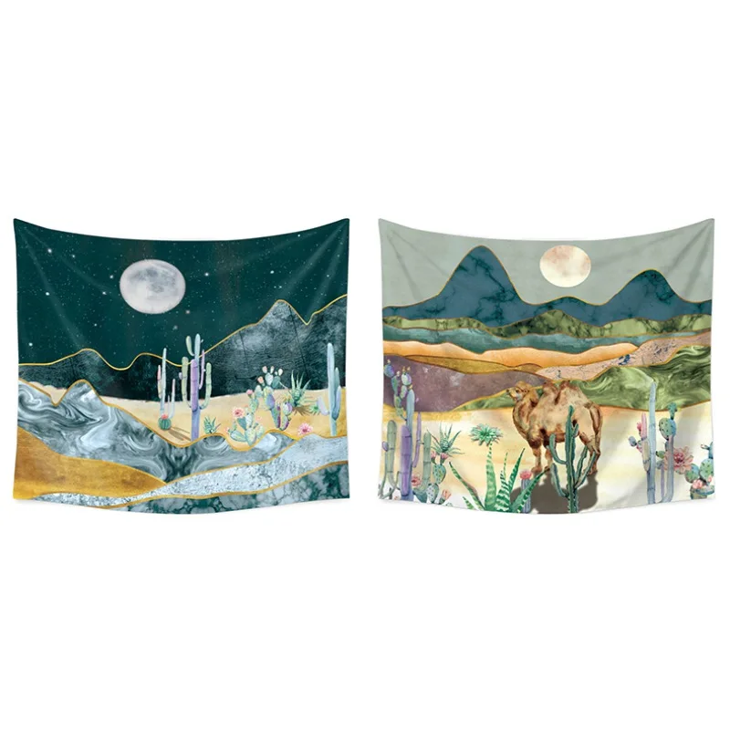 Cactus Under the Moon Polyester Fabric Wall Decor Hanging Tapestry Wall Gifts for Parents tablecloth, home decor tapiz 59" x 51
Cactus Under the Moon Polyester Fabric Wall Decor Hanging Tapestry Wall Gifts for Parents tablecloth, home decor tapiz 59" x 51