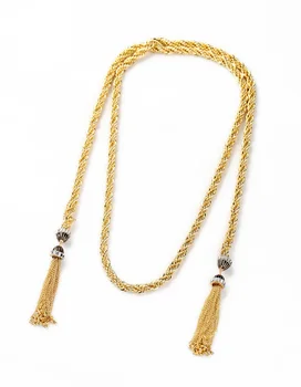 New Style Jewelry Iron Zinc Alloy Shiny High Quality Necklace Long Design Tassel Gold Luxury Necklace
New Style Jewelry Iron Zinc Alloy Shiny High Quality Necklace Long Design Tassel Gold Luxury Necklace