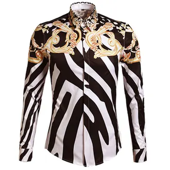 Luxury Brand Men Shirt Chemise Homme Fashon Design Long Sleeve Striped Shirt Men Casual Stylish Mens Slim Fit Dress Shirts
Luxury Brand Men Shirt Chemise Homme Fashon Design Long Sleeve Striped Shirt Men Casual Stylish Mens Slim Fit Dress Shirts