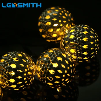 LEDSMITH LED String Lights Moroccan Ball Solar Waterproof Outdoor Powered Christmas Halloween Decoration Wedding Party lights
LEDSMITH LED String Lights Moroccan Ball Solar Waterproof Outdoor Powered Christmas Halloween Decoration Wedding Party lights