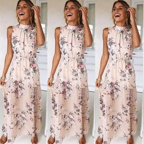 Sexy Women Boho Sleeveless Long Evening Party Clubwear Floral Summer Beach Maxi Dresses
Sexy Women Boho Sleeveless Long Evening Party Clubwear Floral Summer Beach Maxi Dresses