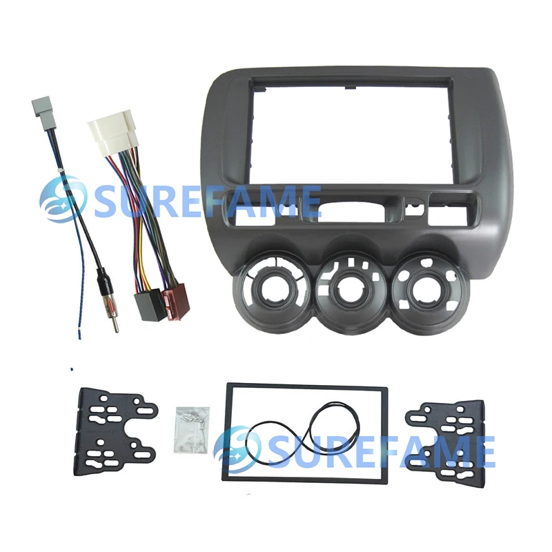 Double Din Radio Fascia Harness Antenna for Honda Jazz Fit 2002-2008 (Left Wheel) Facia Plate Face Dash Kit Stereo Panel DVD Kit
Double Din Radio Fascia Harness Antenna for Honda Jazz Fit 2002-2008 (Left Wheel) Facia Plate Face Dash Kit Stereo Panel DVD Kit