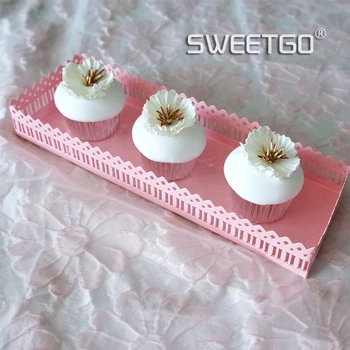 pink cupcake tray 30*10cm wedding cake decoration tools party event baking candy plate bakeware kitchen accessories
pink cupcake tray 30*10cm wedding cake decoration tools party event baking candy plate bakeware kitchen accessories