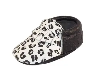 black leopard printed Genuine Leather Baby Moccasins Anti-Slip Shoes soft sole toddler moccs for baby girls and boys 0-24 month
black leopard printed Genuine Leather Baby Moccasins Anti-Slip Shoes soft sole toddler moccs for baby girls and boys 0-24 month