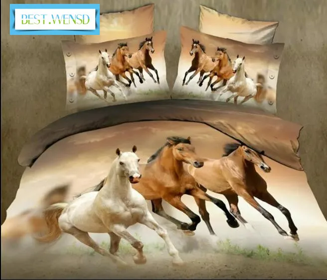 BEST.WENSD Bedding set 3d Winter comfortable beddings European and american style Galloping horse Quilt sets sheet pillowcasess
BEST.WENSD Bedding set 3d Winter comfortable beddings European and american style Galloping horse Quilt sets sheet pillowcasess