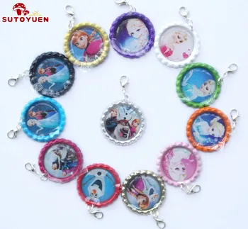 Wholesale 50 pcs Bottle Cap flat Linerless Crown Caps Flattened bottle caps with lobster clasps & Anna/Elsa Epoxy Stickers
Wholesale 50 pcs Bottle Cap flat Linerless Crown Caps Flattened bottle caps with lobster clasps & Anna/Elsa Epoxy Stickers