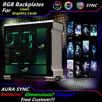 Customized PC Case Side Panel GPU Backplane RGB Faith Light Colorful /RGB /D-RGB AURA Streamer Backplate For Case/Graphics Card
Customized PC Case Side Panel GPU Backplane RGB Faith Light Colorful /RGB /D-RGB AURA Streamer Backplate For Case/Graphics Card