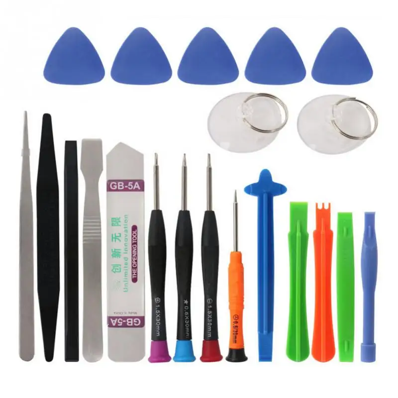 20 in 1 Portable Mobile Phone Repair Tools Kit Pry Opening Tool Screwdriver Tweezers Set for iPhone Samsung Xiaomi
20 in 1 Portable Mobile Phone Repair Tools Kit Pry Opening Tool Screwdriver Tweezers Set for iPhone Samsung Xiaomi