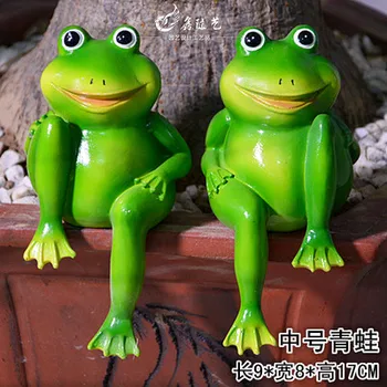 Cute frog resin crafts decorations potted landscape handicraft ornaments desktop micro counter Statuette Animal crafts
Cute frog resin crafts decorations potted landscape handicraft ornaments desktop micro counter Statuette Animal crafts