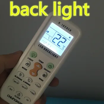 With Back Light 1PCS Universal A/C controller Air Conditioner air conditioning Remote Control CHUNGHOP K1028EH k-1028eh
With Back Light 1PCS Universal A/C controller Air Conditioner air conditioning Remote Control CHUNGHOP K1028EH k-1028eh