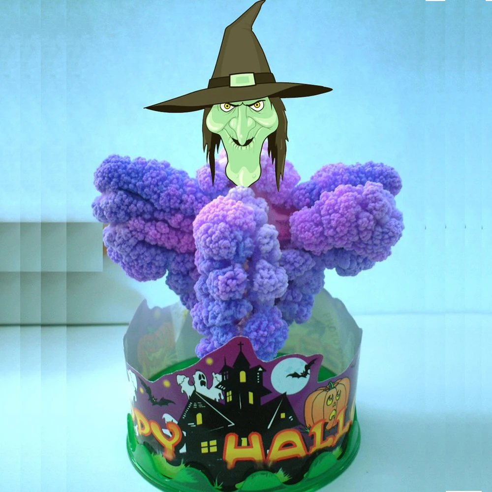 165mm H Purple Mystic Paper Witch Hallowmas Tree Magic Growing Sorceress Halloween Carlin Trees Hex Educative Toys For Children
165mm H Purple Mystic Paper Witch Hallowmas Tree Magic Growing Sorceress Halloween Carlin Trees Hex Educative Toys For Children