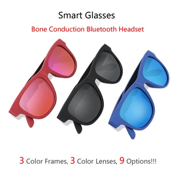 2019 G1 Polarized Bone Conduction Headset Touch Control 9 Colors Smart Sunglasses Health Sports Wireless Headphones&Microphone
2019 G1 Polarized Bone Conduction Headset Touch Control 9 Colors Smart Sunglasses Health Sports Wireless Headphones&Microphone